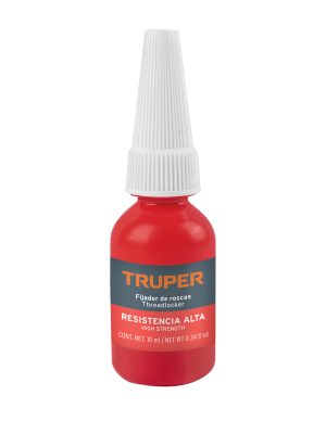 FRO-10R.jpg 103230 - Fijador de roscas, permanente, 10 ml, rojo, Truper