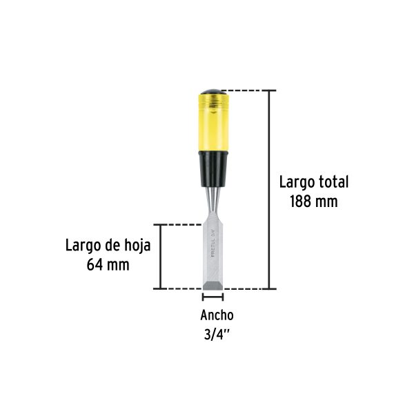 21662 - Formón 3/4', Pretul