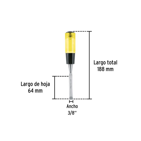 21653 - Formón 3/8', Pretul
