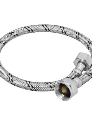 FWC-50X.jpg 49527 - Manguera p/WC, acero inox, 1/2'x7/8', 50 cm