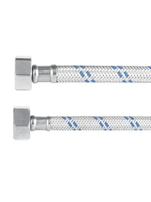 FWC-60.jpg 49127 - Manguera p/WC, aluminio, 1/2' x 7/8', 60 cm, Foset