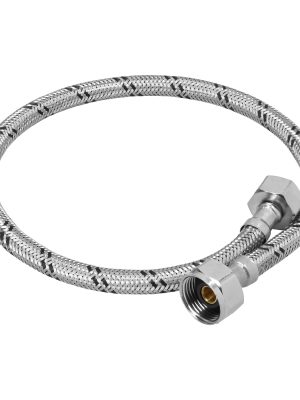 FWC-60X.jpg 49528 - Manguera p/WC, acero inox, 1/2'x7/8', 60 cm