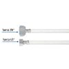 FWC-P35BFC2.jpg 45311 - Manguera p/WC, vinilo blanco, 1/2x7/8', 35cm, plástico/latón