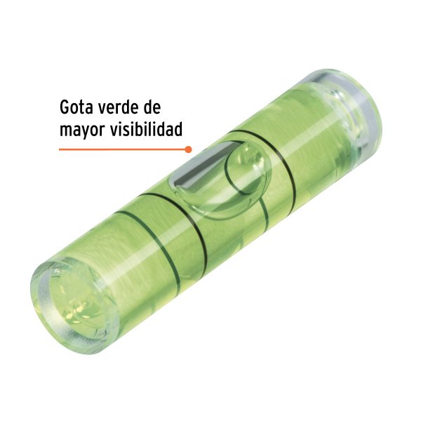 17042 - Gota verde de acrílico de repuesto para nivel, Truper