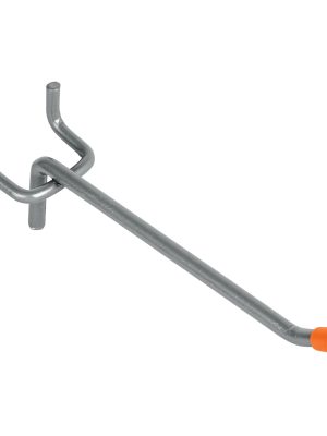 GA-4.jpg 50149 - Gancho recto de 4' para perfocel y panel ranurado, Truper