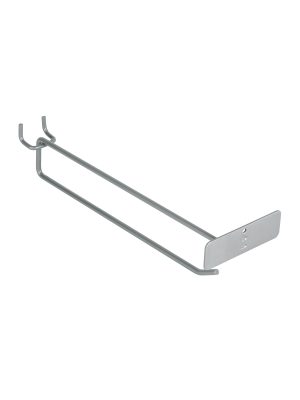 50156 - Gancho recto 9' con portaetiqueta para perfocel y ranurado