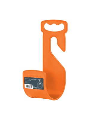 100173 - Gancho plástico naranja para manguera de jardín, Truper