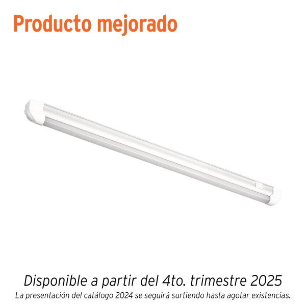 47324 - Luminario lineal ultra delgado de LED 6 W para gabinete