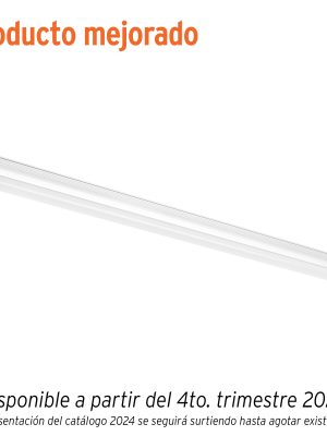 47325 - Luminario lineal ultra delgado de LED 11 W para gabinete