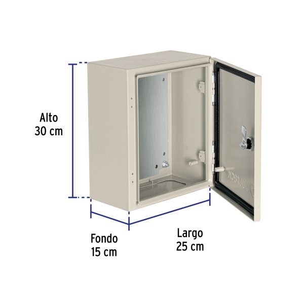 GAME-3025FC2.jpg 46381 - Gabinete metálico, 300 x 250 mm, VOLTECK
