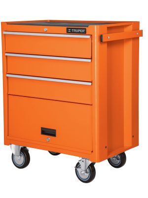 GAMO-4090.jpg 12066 - Gabinete metálico móvil, 4 cajones, capacidad 90 kg, Truper