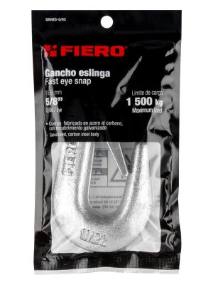 GANES-5-8XE1.jpg 44077 - Gancho eslinga de acero forjado 5/8', carga 1500 kg, Fiero