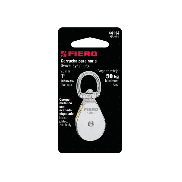 44114 - Garrucha metálica para noria de 1', Fiero