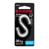 44092 - Gancho 'S' de 1/4' de acero para cable, Fiero