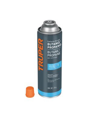 11915 - Lata de gas de 275 g con válvula roscada, TRUPER
