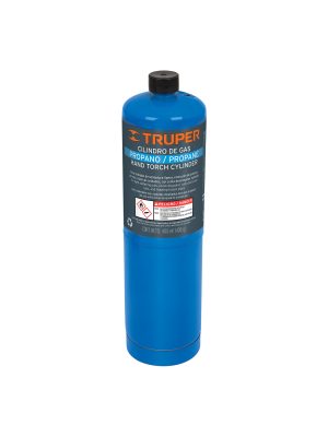 11913 - Cilindro de gas propano de 400g, azul, TRUPER
