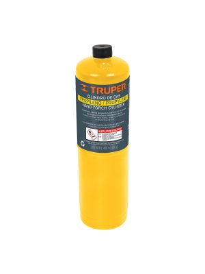 GAS-400N.jpg 11914 - Cilindro de gas propileno de 400g, amarillo, TRUPER