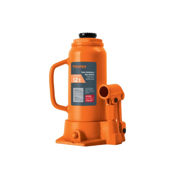 14818 - Gato hidráulico de botella de 12 Ton, Truper