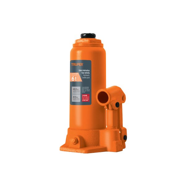14814 - Gato hidráulico de botella de 6 Ton, Truper