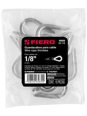 GC-1-8E1.jpg 49908 - Bolsa con 10 guardacabos para cable de acero de 1/8', Fiero