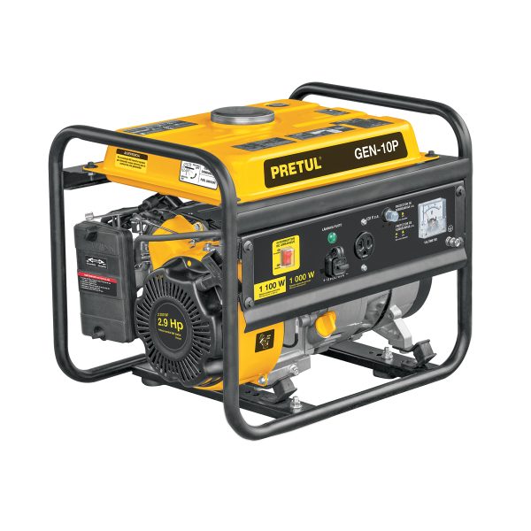 26033 - Generador portátil 1 kW motor a gasolina, PRETUL