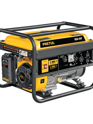 26034 - Generador portátil 2.5 kW motor a gasolina, PRETUL