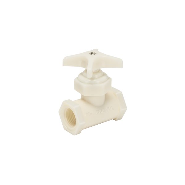 20665 - Válvula globo de ABS 1/2' roscable, Pretul