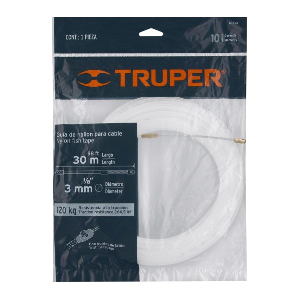 17758 - Guía de nylon de 30 m para cable, Truper