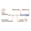 14149 - Desarmador de cruz de golpe 1/4' x 6', Truper Expert