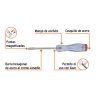 14155 - Desarmador plano de golpe 3/16' x 3', Truper Expert