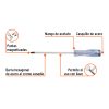14152 - Desarmador de cruz de golpe 5/16' x 8', Truper Expert