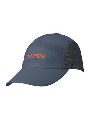 60435 - Gorra color gris, 100% poliéster, Truper