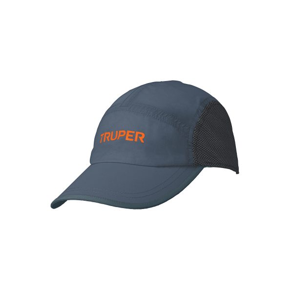 60435 - Gorra color gris, 100% poliéster, Truper