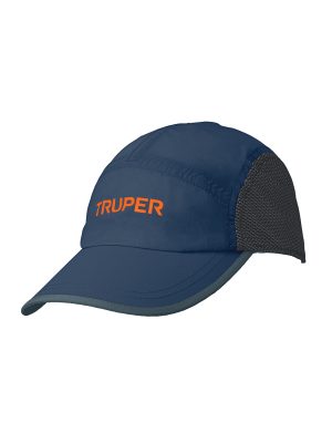 66020 - Gorra color azul marino, 100% poliéster, Truper