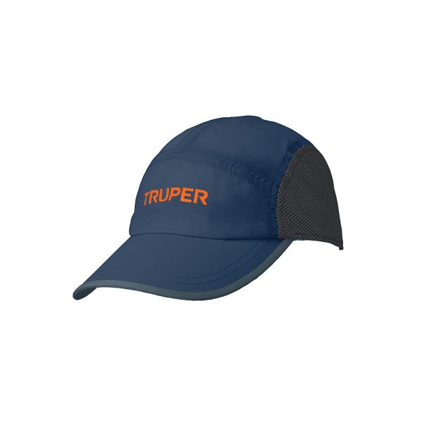 66020 - Gorra color azul marino, 100% poliéster, Truper