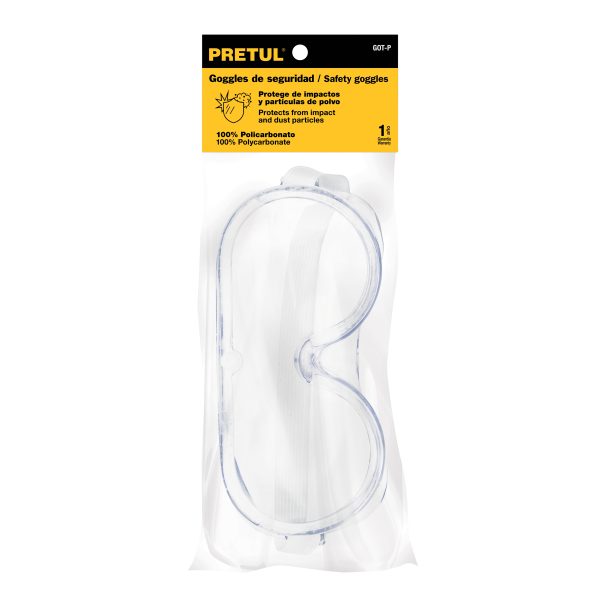 21538 - Goggles de seguridad con ventilación directa, Pretul