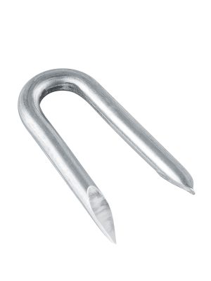 40128 - Caja con 10 kg grapas 1-1/2' galvanizadas p/alambre de púas