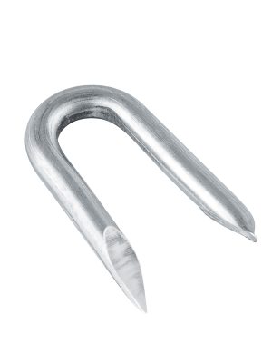 44514 - Caja con 10 kg grapas 1-1/4' galvanizadas p/alambre de púas