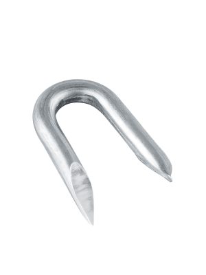 44513 - Caja con 10 kg de grapas 1' galvanizadas p/alambre de púas