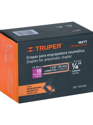 GRANEU-1-4-35E1.jpg 18277 - Caja con 5000 grapas corona 1/4' calibre 18, 35mm p/ENNE-120