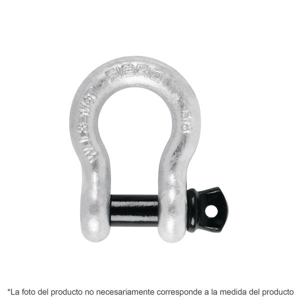 44969 - Grillete de acero forjado 3/8', Fiero