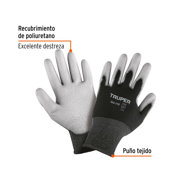 103835 - Guantes de nylon recubiertos de poliuretano, XCH, Truper