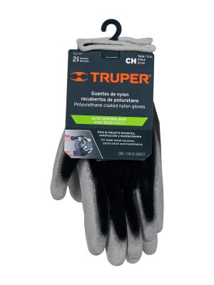 GU-111E1.jpg 13290 - Guantes de nylon recubiertos de poliuretano, CH, TRUPER
