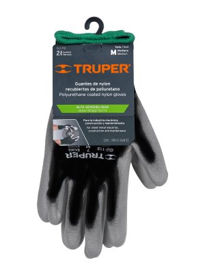 GU-112E1.jpg 13291 - Guantes de nylon recubiertos de poliuretano, M, TRUPER