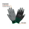 13291 - Guantes de nylon recubiertos de poliuretano, M, TRUPER