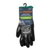 17064 - Guantes de nylon recubiertos de nitrilo arenoso, M, TRUPER
