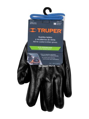 GU-152E1.jpg 18026 - Guantes de poliéster recubiertos de nitrilo, M, TRUPER