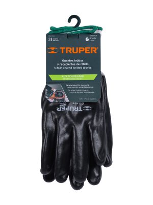 18027 - Guantes de poliéster recubiertos de nitrilo, G, TRUPER