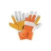 14246 - Guantes de carnaza y loneta, con refuerzo, unitalla, TRUPER