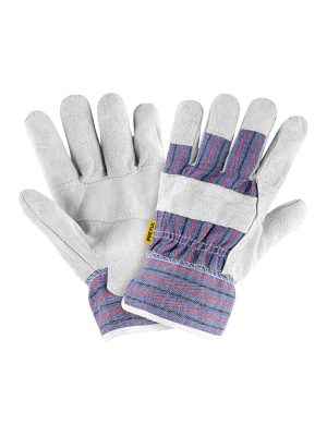 29976 - Guantes de carnaza y loneta, unitalla, PRETUL
